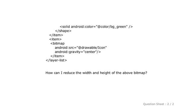 Android : Android bitmap image size in XML смотреть онлайн