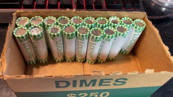 Dime Time - Finding Silver Dimes Coin Roll Hunting