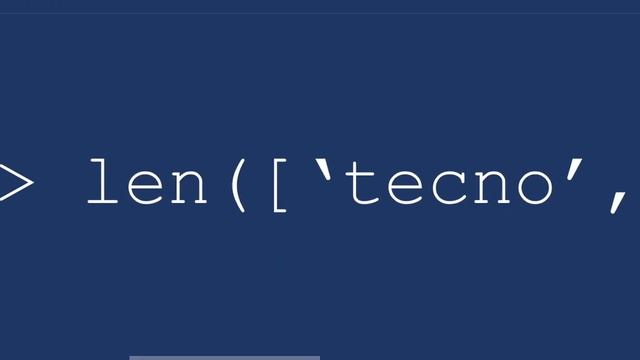 Python List: len function with list смотреть онлайн