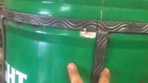 Мойка-бар из железной бочки