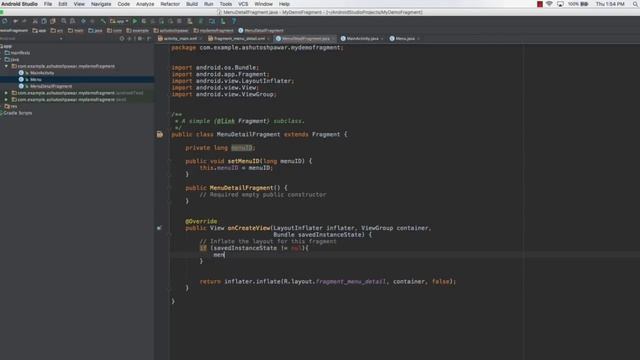 How to Add TextView Inside Fragments смотреть онлайн