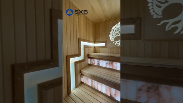 Gulistonda qurgan fin saunamiz | Sauna, turk hammom va basseyn смотреть онлайн