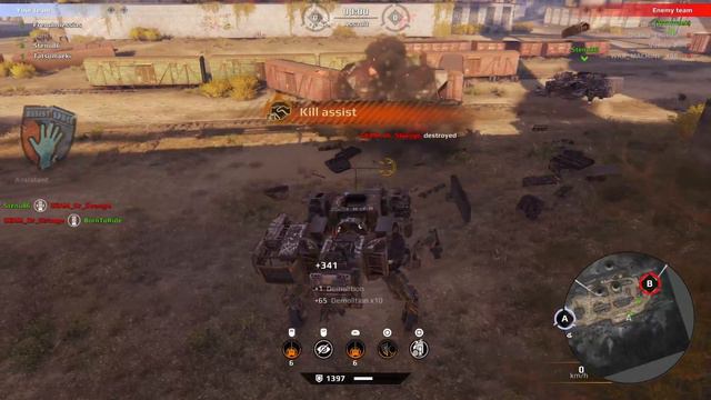 FI vs MURT Clan battles Crossout смотреть онлайн