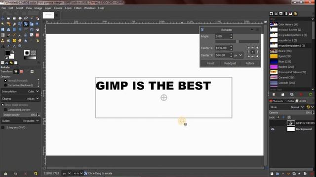 How to create & use Text Effects with GIMP || Complete Tutorial in Bangla смотреть онлайн