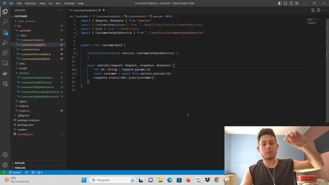 NODE JS + typescript + mysql ( CRUD) - Refactoring 1 - adicionando camada de serviço (Customer) смотреть онлайн