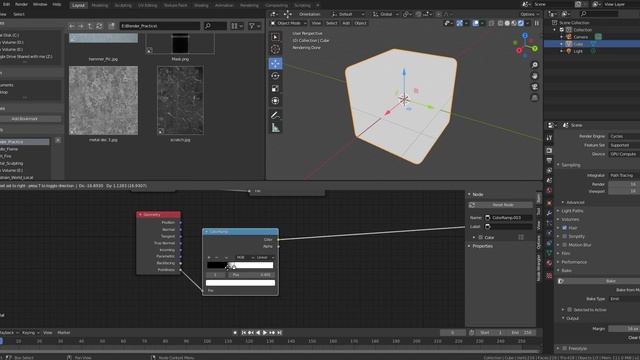Worn Edge Effect in Blender 2.8x | Worn Edges Metal | Rough Edge Effect | Pointiness Map | AO Map смотреть онлайн