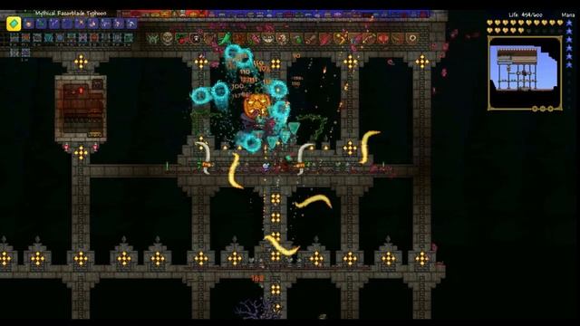 Terraria Hoiktronics: Jukebox with Track Changer (Bonus: Pumpkin Moon + 3 Mechs Arena Fight) смотреть онлайн