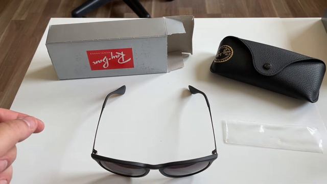 😎 Ray Ban Erika Schwarz Verlauf RB4171 622-8G / Unboxing / Review / Vorstellung / Zeigen / Try 😎 смотреть онлайн