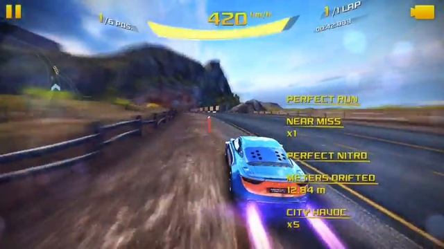 [Asphalt8] Crystal Lake (Renault Alpine Cerebraltion) 01:11:610 ST Glitch смотреть онлайн