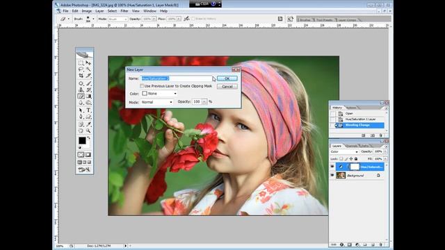 Перевод изображения в ЧБ гамму с помощью корректирующих слоев смотреть онлайн