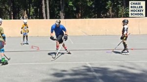 Тренировка по роллер хоккею в Chase Roller Hockey School. Хоккей на роликах в Харькове.
