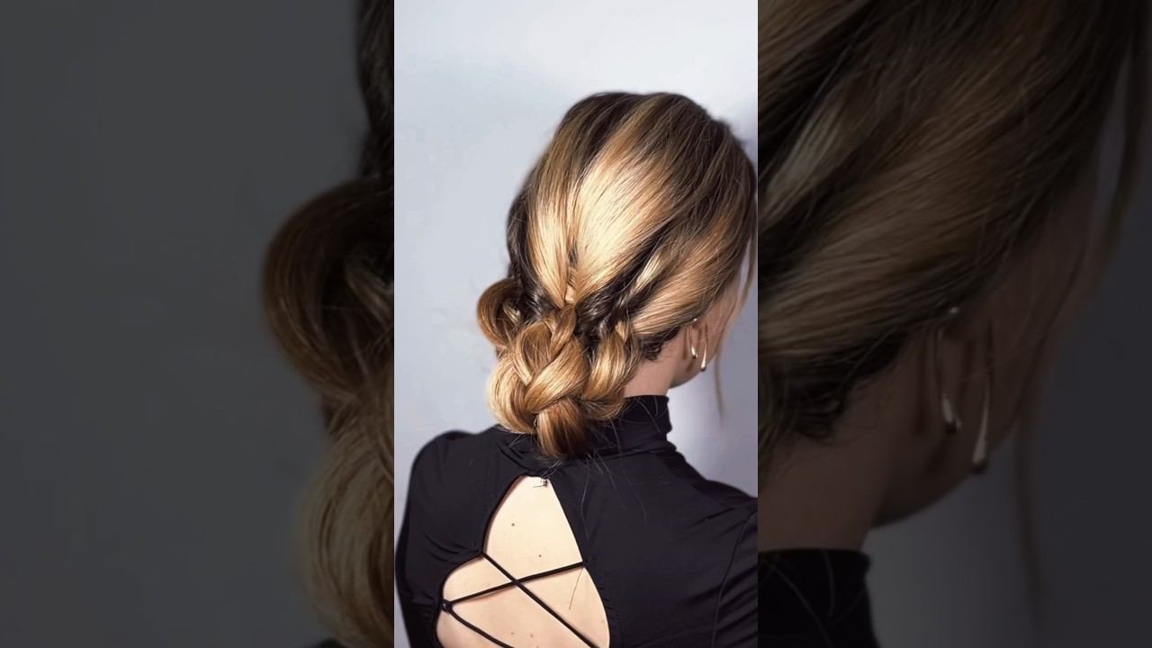 Супер простая прическа! #прическа #прически #лайфхакдлядевушек смотреть онлайн