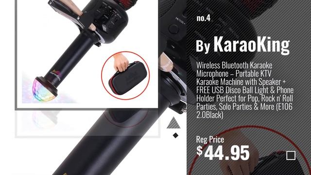Top 10 Karaoke Portable Systems [2018]: BONAOK Wireless Bluetooth Karaoke Microphone,3-in-1 handhel смотреть онлайн