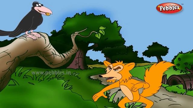 The Clever Crow Story | Aesop Fables in English | Aesop English Stories For Kids HD смотреть онлайн