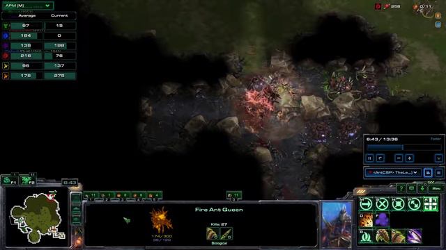 Starcraft 2 - Ant Colonies 3v3 (4) Ranked High ELO match смотреть онлайн