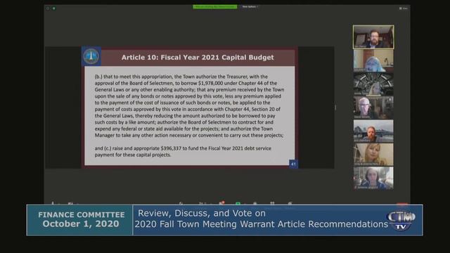 Finance Committee: October 1, 2020 смотреть онлайн