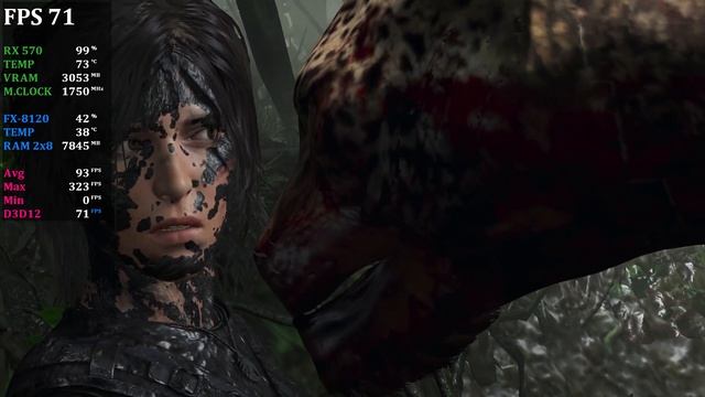 Shadow of the Tomb Raider : AMD RX 570 4GB + FX 8120 | Benchmark смотреть онлайн