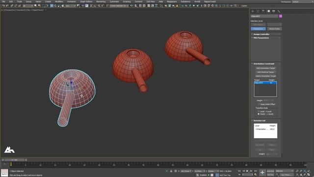 ORIENTATION CONSTRAINT | 3Ds Max | Советы и рекомендации смотреть онлайн