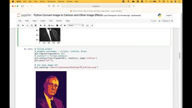 Python Convert Image to Cartoon and Other Image Effects смотреть онлайн