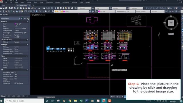 How to Insert Picture to Autocad | Raster Image смотреть онлайн