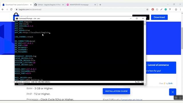 How To Install Bagisto on Windows? - Laravel eCommerce смотреть онлайн