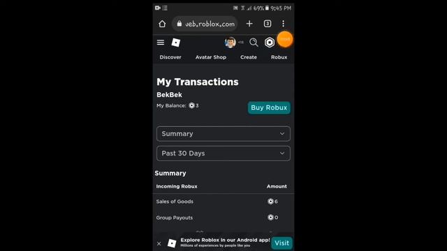 how to find your pending robux on mobile [ROBLOX] смотреть онлайн