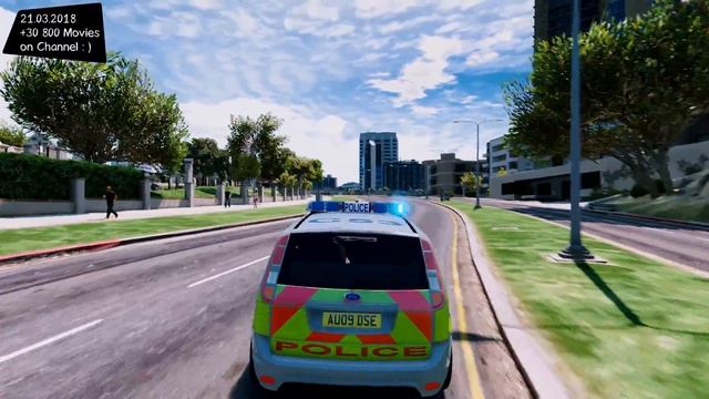 2009 Ford Focus Estate Norfolk Constabulary Grand Theft Auto V M.G.V.A. MODs Gta5-mods _REVIEW смотреть онлайн