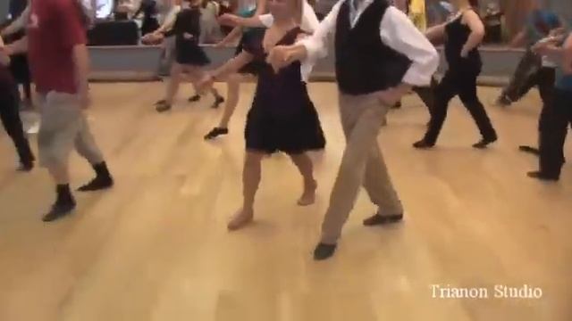 Richard Powers teaching Bohemian National Polka in Moscow, 2012 смотреть онлайн