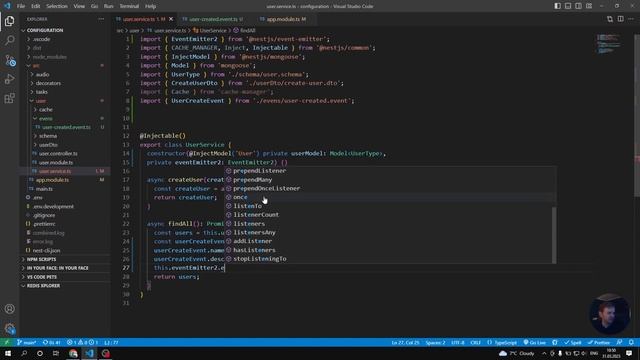 Nest js / Події / Events #20 смотреть онлайн