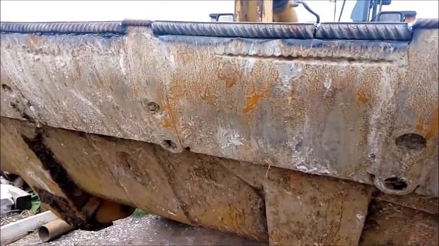 Делаем кромку ковша на LW300F смотреть онлайн