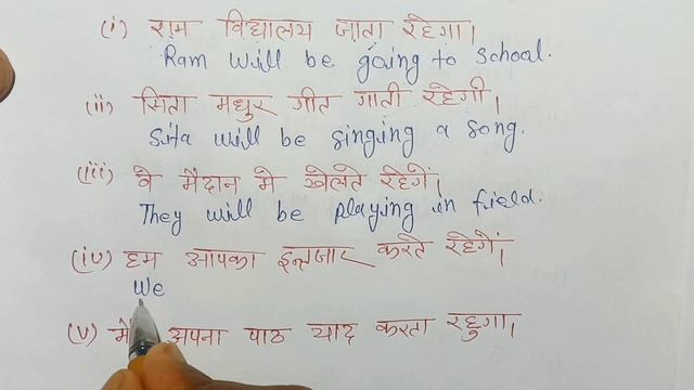 Future continuous tense in English grammar with examples @visionofshiksha4205 смотреть онлайн