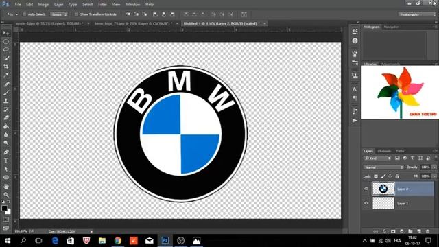 How to make the logo without background in photoshop ( creating in PNG) смотреть онлайн