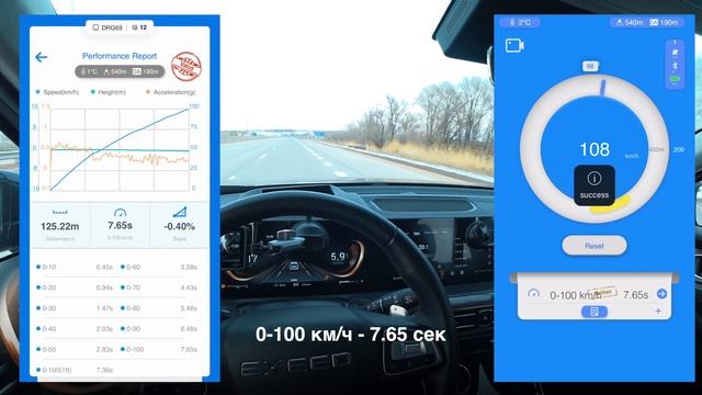 EXEED VX | 2.0 Turbo 249hp | 0-100 смотреть онлайн