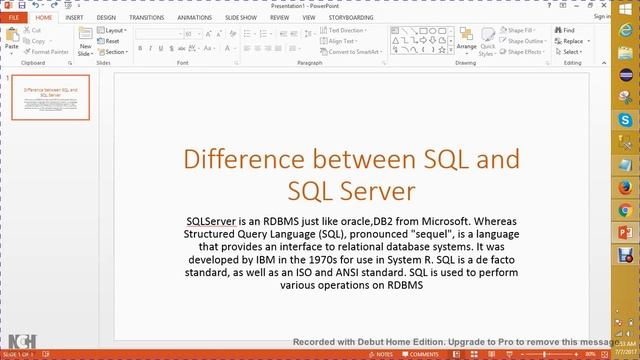 Difference between SQL and SQL Server смотреть онлайн