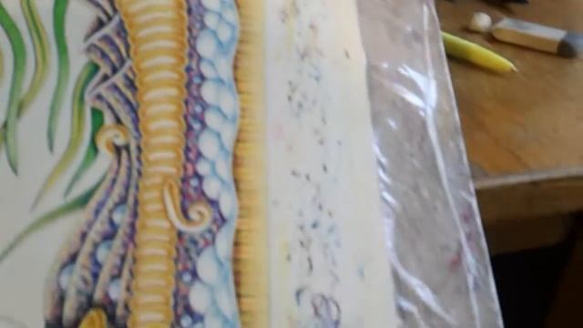 художник ИN "ПРОЦЕСС..." цветные шариковые ручки. смотреть онлайн