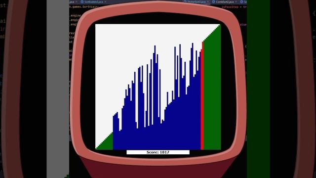 Shaker sorting. Creating on CodeGym(JavaRush) game engine. Animation step-by-step. Java смотреть онлайн