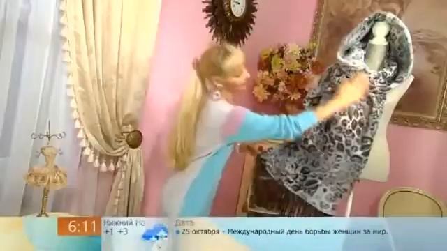 Теплый шарф своими руками смотреть онлайн