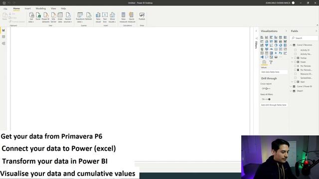 How to create and update your S-CURVE in Power BI with data from Primavera P6 смотреть онлайн