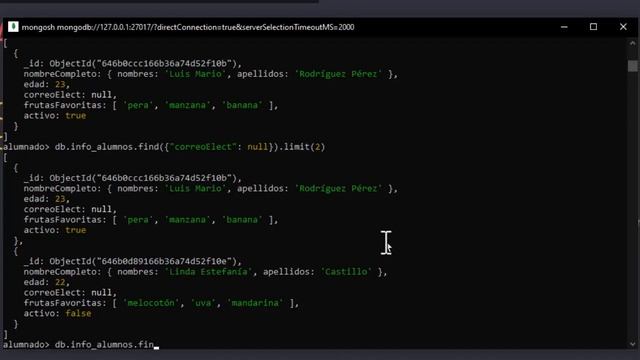 Comandos básicos en MongoDB смотреть онлайн