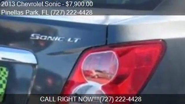 2013 Chevrolet Sonic LT Auto 4dr Sedan for sale in Pinellas смотреть онлайн
