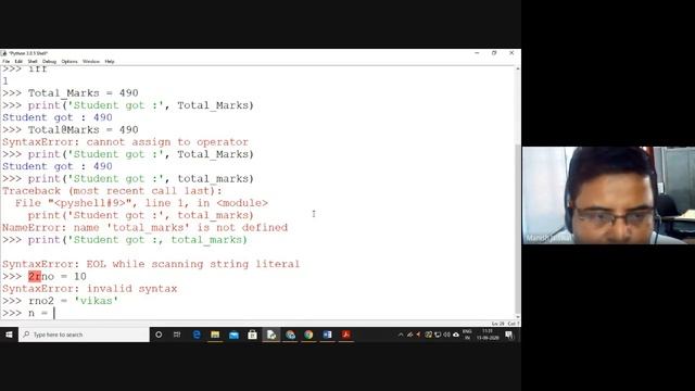 Literals in Python 11 09 2020 смотреть онлайн