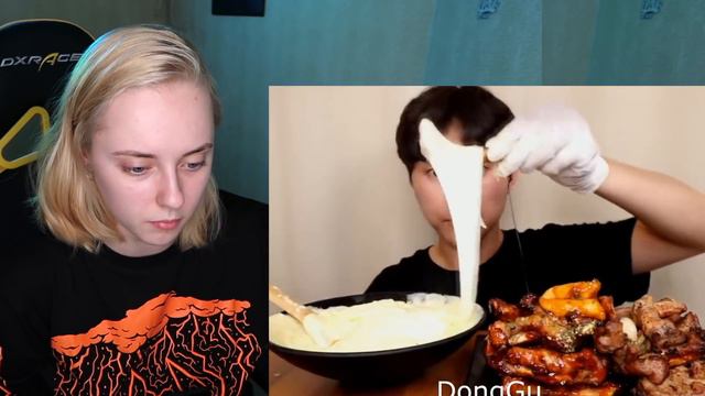 🧀СКОЛЬКО ТУТ СЫРА ✅ что эти корейцы себе позволяют (реакция на асмр и мукбанг) смотреть онлайн