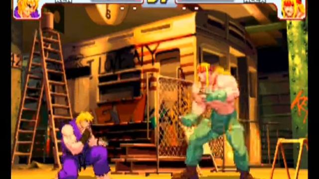 Street Fighter Anniversary Collection ... (PS2) Gameplay смотреть онлайн