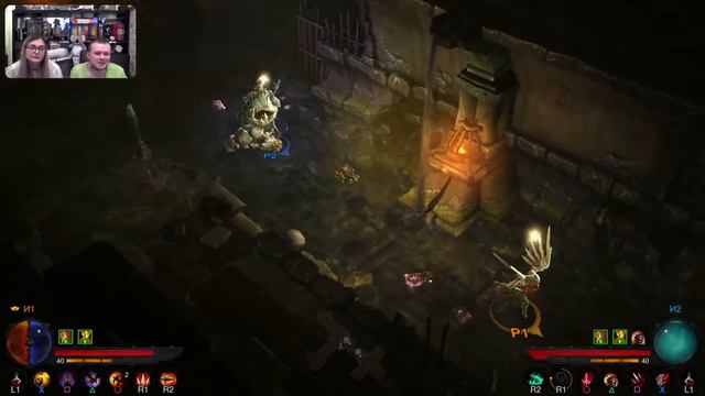 DIABLO 3 #ps5 \ КООП СТРИМ \ Некромант и охотник на демонов) смотреть онлайн
