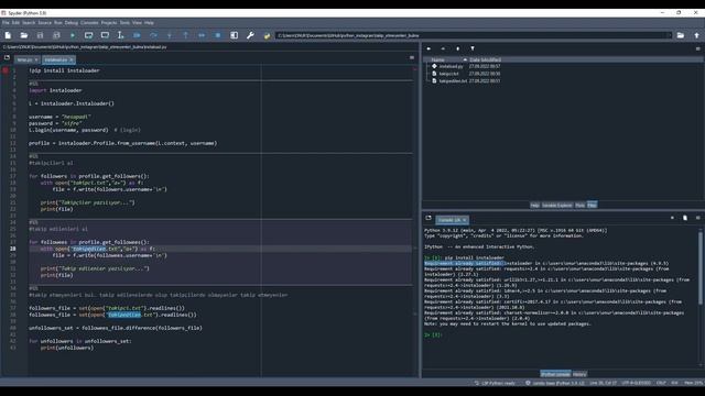 Python ile instagram işlemleri смотреть онлайн