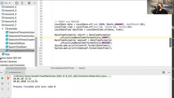 30 6 Форматирование Дат в Java