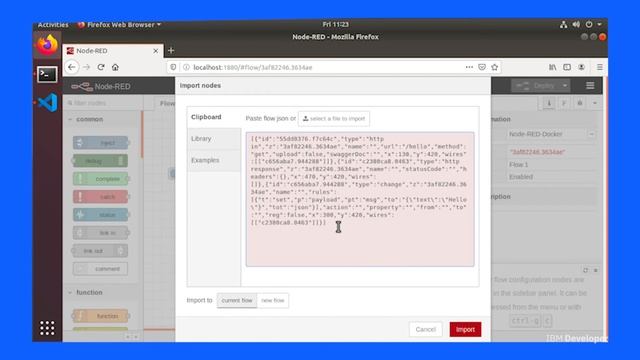 Packaging a Node-RED application in a container смотреть онлайн