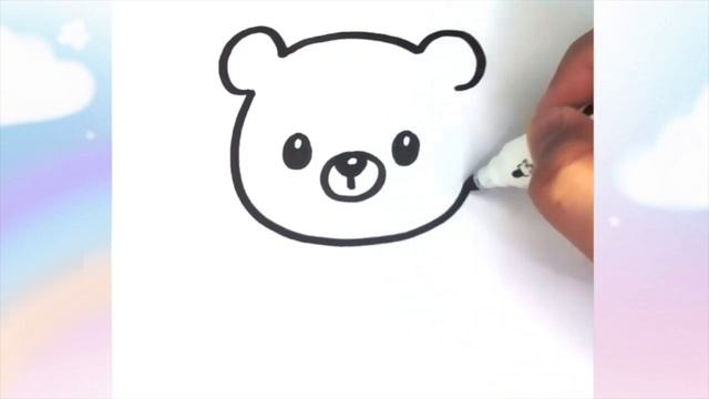 ?Easy Teddy Bear Drawing | Easy Step by Step Drawings For Kids?? смотреть онлайн