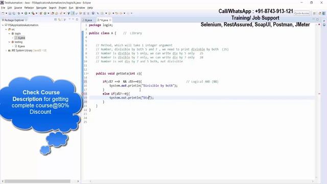 Java for Software Testers : Video 9: Advance Condition Handling смотреть онлайн