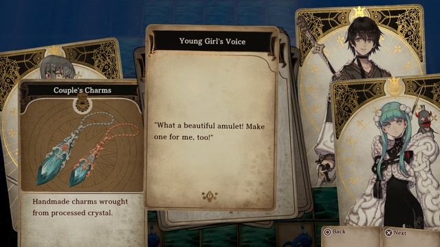 Voice of Cards: The Forsaken Maiden - 10 minutes of Gameplay (Azure Maiden End) смотреть онлайн